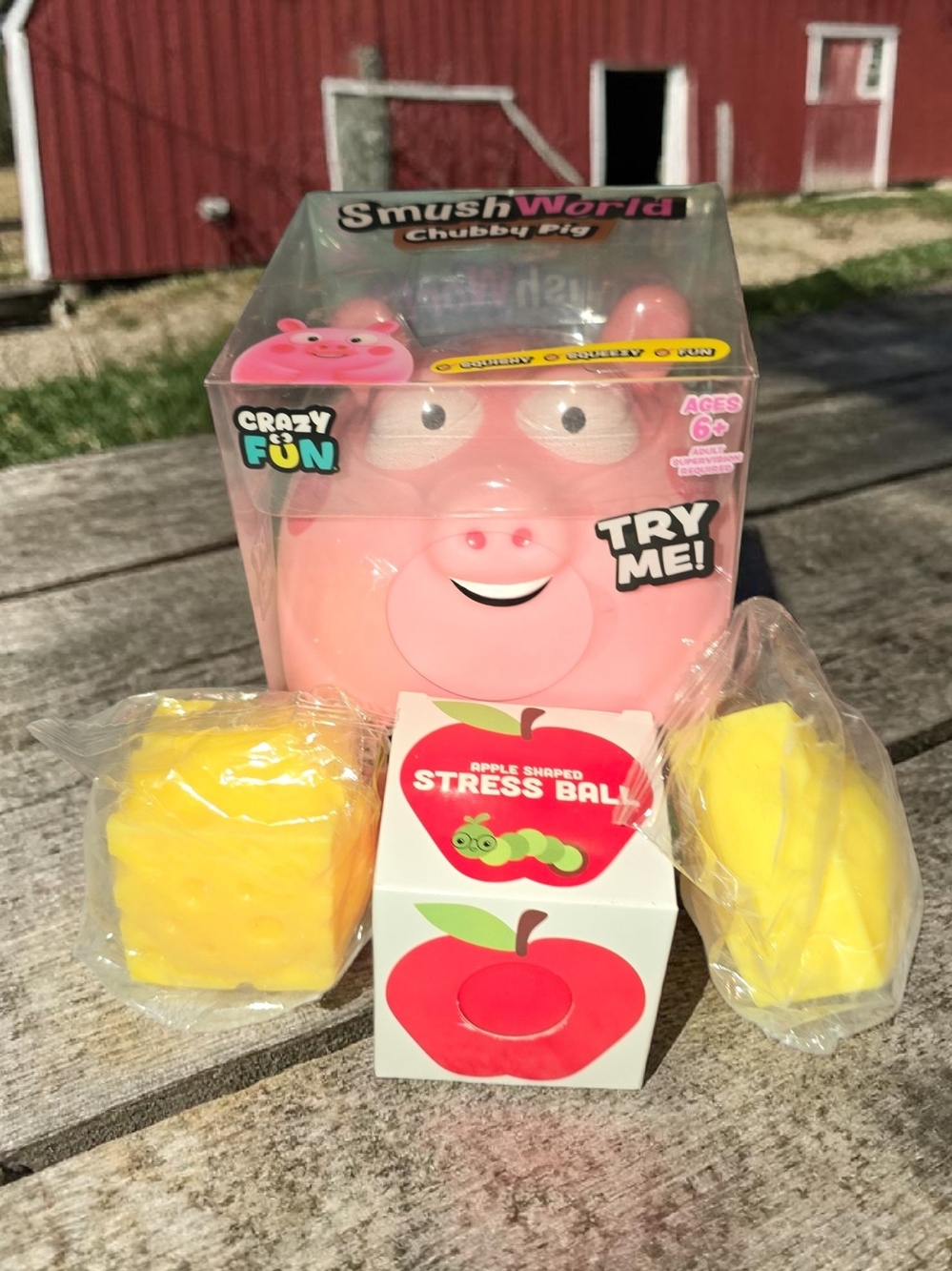 Crazy FUN Chubby Pig Pink Barnyard Squishy B7ndle